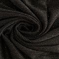 Трикотаж гофре с люрексом К33-521 черный