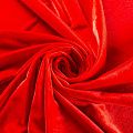 Бархат 002-02011 алый однотонный