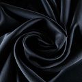 Сатин двойной 001-06647 черный однотонный