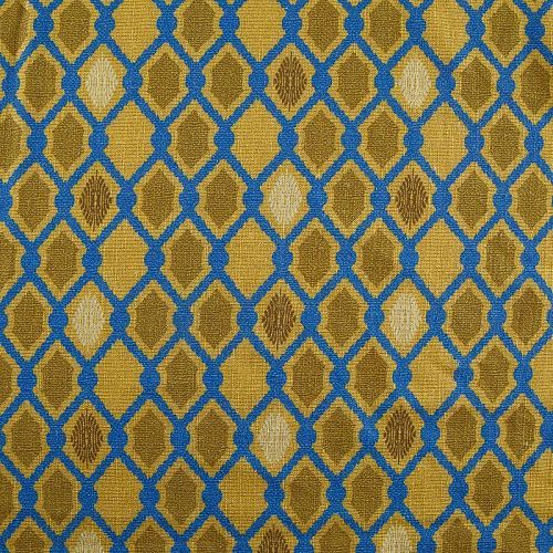 Лен-вискоза 035-17519 горчичный принтованный