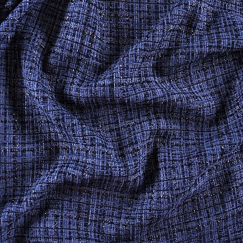 Твид шанель 052-10703 фиолетово-синий 