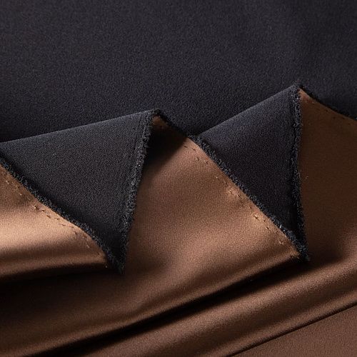 Атлас ватуссо 001-19802 золотисто-коричневый