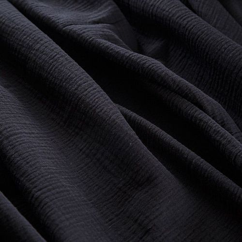 Муслин 071-17482 черный однотонный