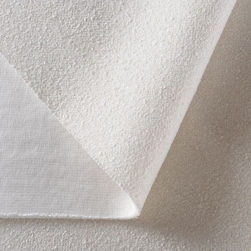 Ткань мебельная шенилл 22-02-10464 молочный однотонный