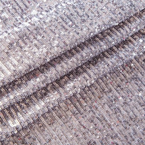 Пайетки на сетке 055-13659 темное серебро