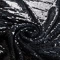 Пайетки на сетке 055-05790 черный однотонный
