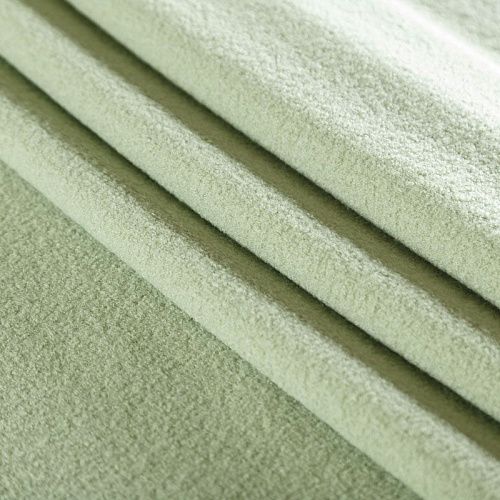 Букле 006-06425 салатовый однотонный