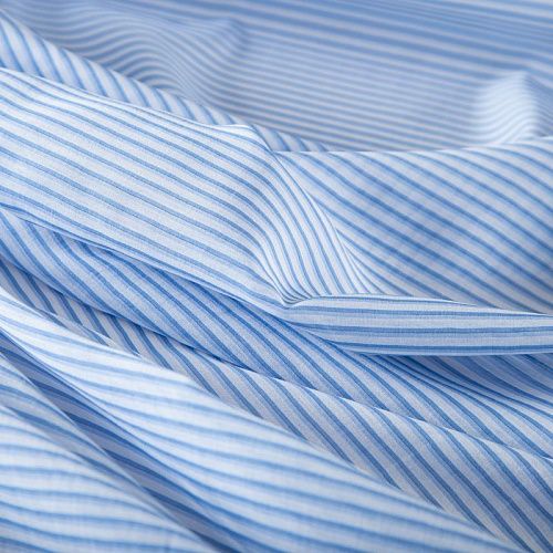 Шелк-батист 064-20093 бело-голубой