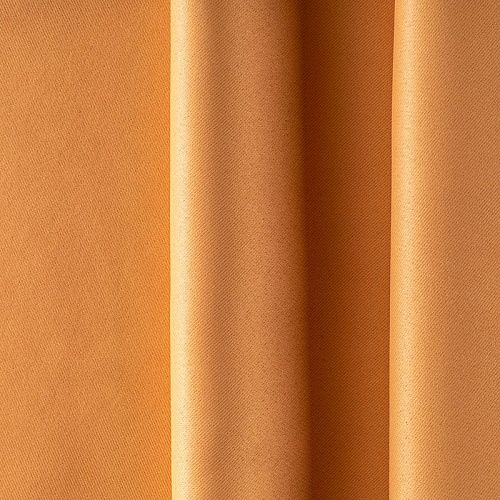 Ткань портьерная блэкаут h-280 см 10-02-00308 карамельный однотонный