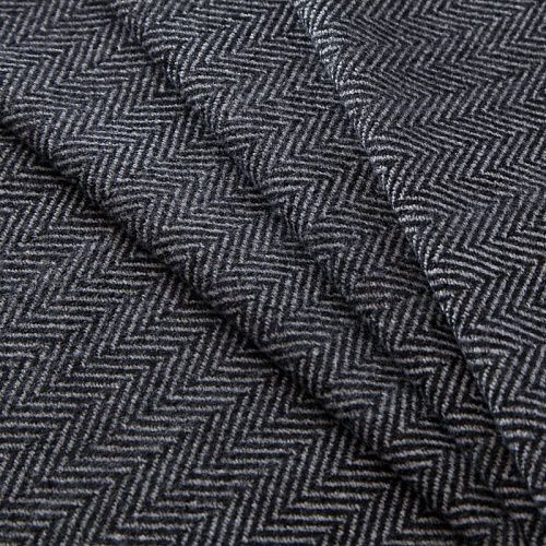 Ткань пальтовая 040-19128 серый принтованный