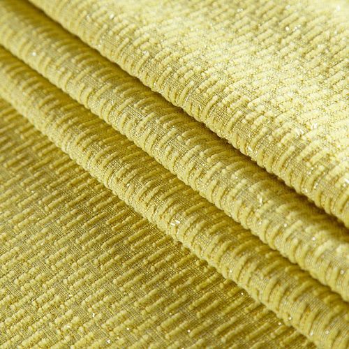 Твид шанель 052-15612 желтый однотонный