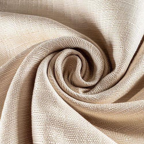 Ткань портьерная лен h-295 см 05-02-00331 молочный однотонный