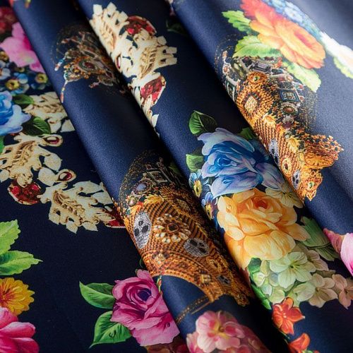 Неопрен 038-03706 темно-синий принтованный