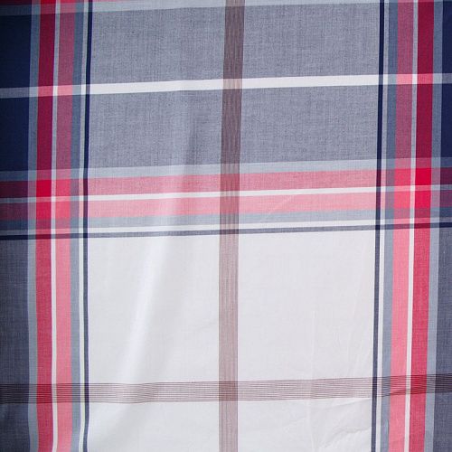 Лен натуральный 049-12437 белый принтованный