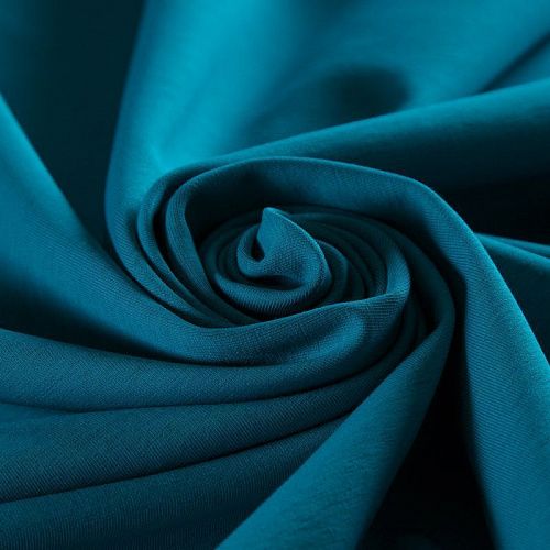 Трикотаж 056-15741 морская волна однотонный