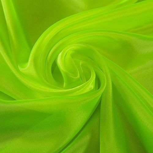 Перл шифон 068-19397 желтый неон однотонный