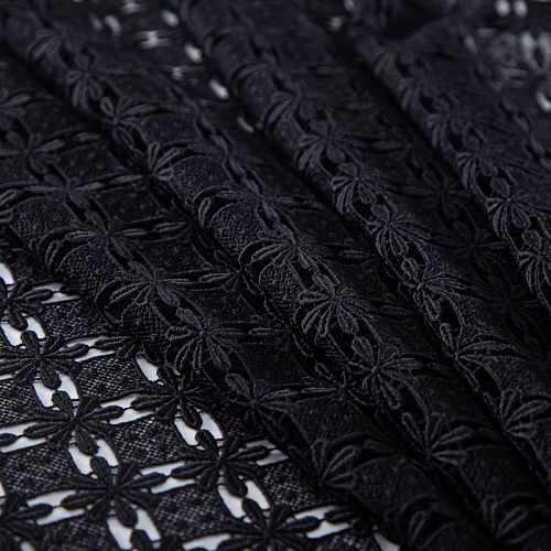 Гипюр-макраме 012-20204 черный