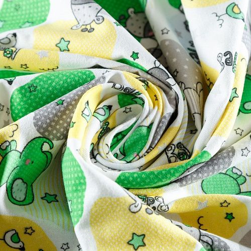 Фланель 060-08262 белый принтованный