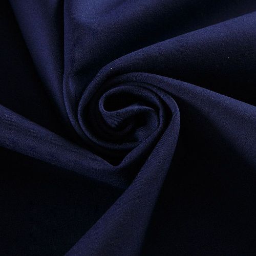 Джерси 014-12158 темно-синий однотонный