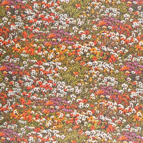 Вискоза 009-05928 оливковый принтованный