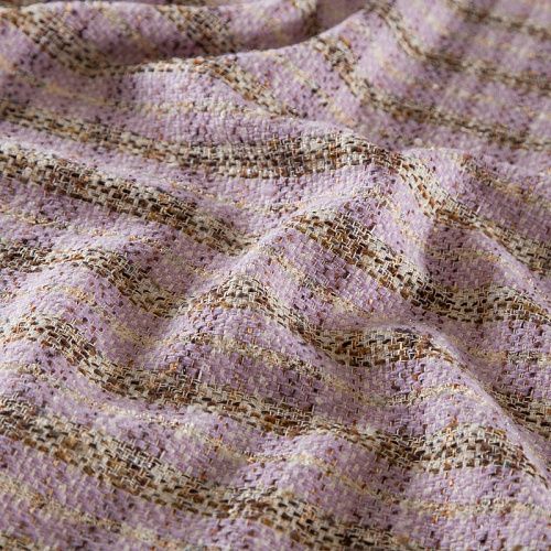 Твид Chanel 052-19203 розовый/коричневый