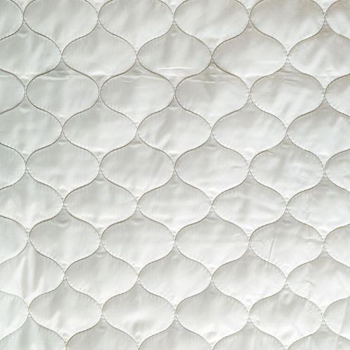 Ткань курточная 2-х сторонняя 033-03869 молочный принтованный