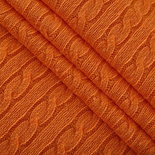 Трикотаж вязаный 056-16671 апельсиновый