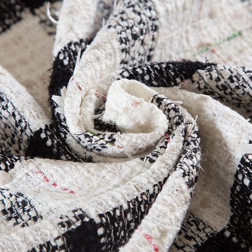 Твид Gucci 052-19240 черно-белый