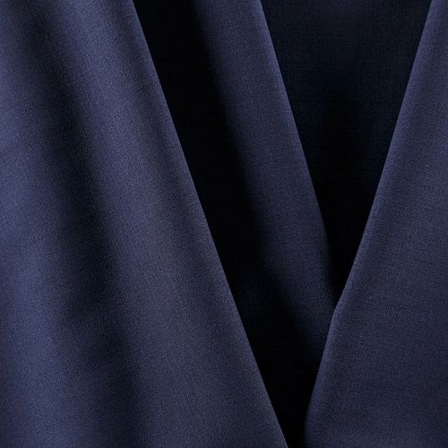 Ткань костюмная К22-089 темно-синий однотонный