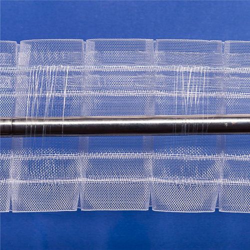 Лента драпировочная 101-43146 1:2,0 прозрачная с поперечными петлями для карниза