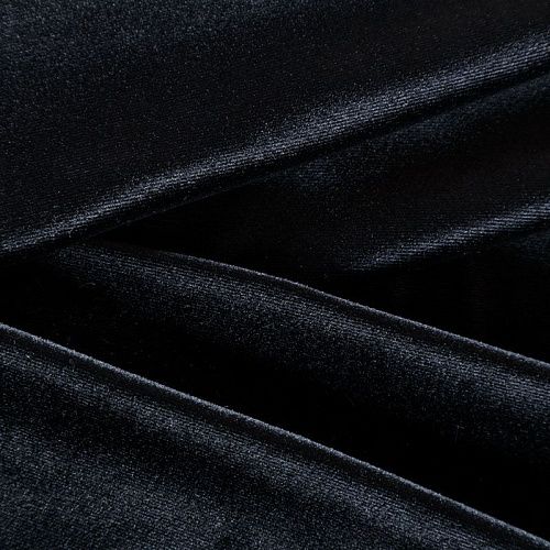 Бархат 002-08093 черный однотонный