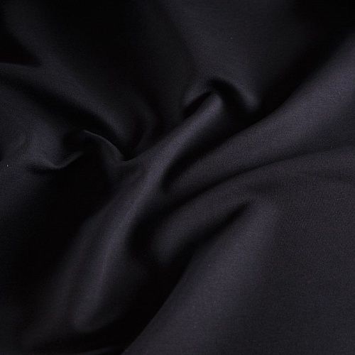 Трикотаж 056-17117 черный однотонный