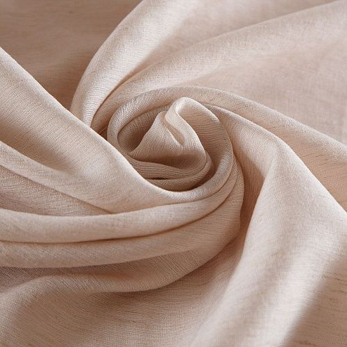 Лен-вискоза 035-17842 экрю однотонный