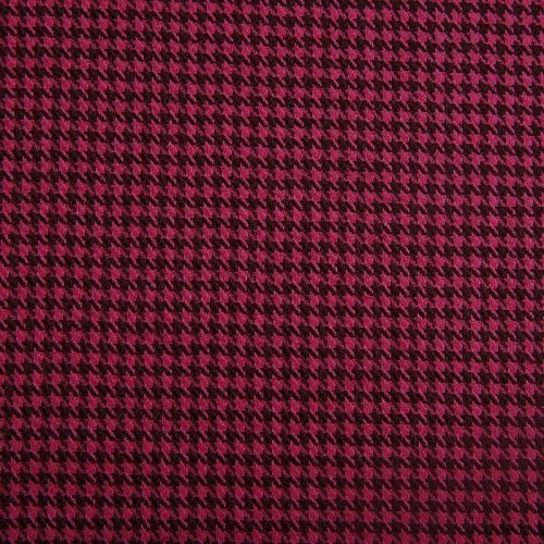 Ткань костюмная 025-14714 темная фуксия принтованный