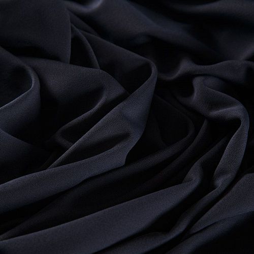 Трикотаж вискозный 056-16449 синий космос однотонный