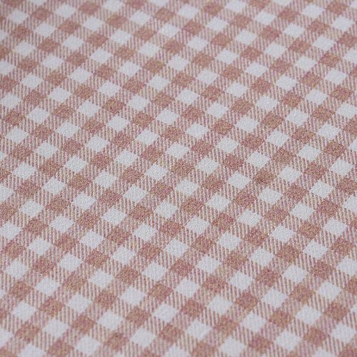 Ткань костюмная 025-11805 молочно-розовый клетка