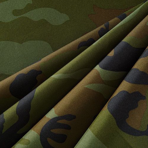 Ткань плащевая оксфорд 042-13240 зеленый принтованный