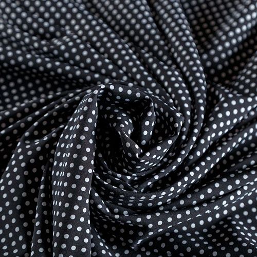 Вискоза "Лоренцо" К33-181 черный принтованный