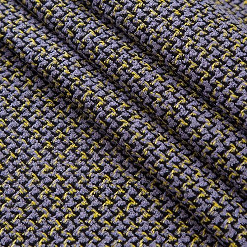 Твид дублированный Versace 052-19241 лавандовый мультиколор