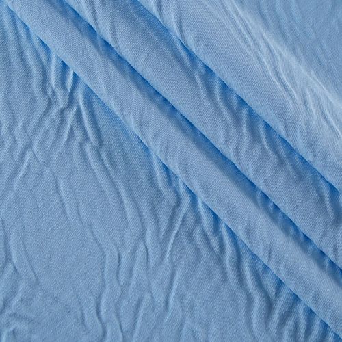 Ткань костюмная стрейч 025-13880 небесно-голубой однотонный