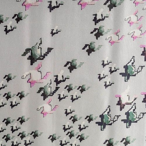 Репс К13-870 светло-серый принтованный