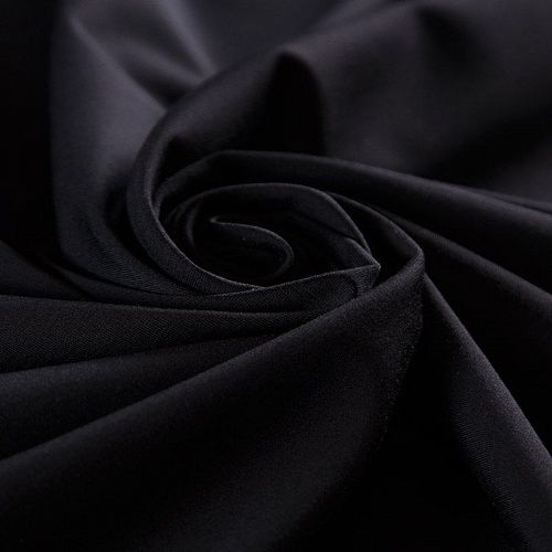 Джерси 014-15734 черный однотонный