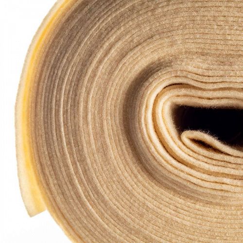 Фетр К33-375 бежево-молочный однотонный