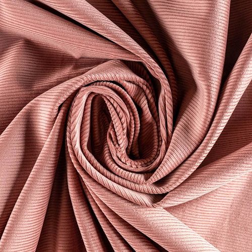 Вельвет К30-215 персиковый однотонный