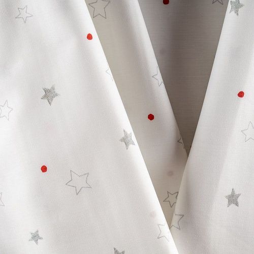 Перкаль ш.275 см К28-243 белый принтованный