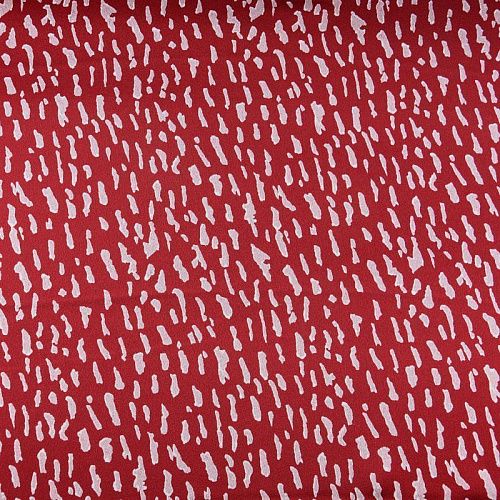 Креп-атлас 001-11929 вишневый принтованный