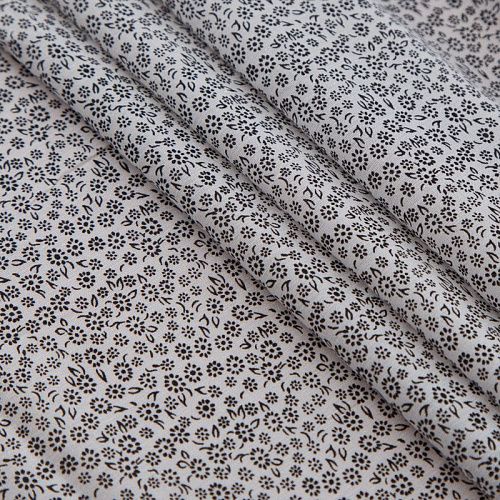 Батист 003-16619 белый принтованный