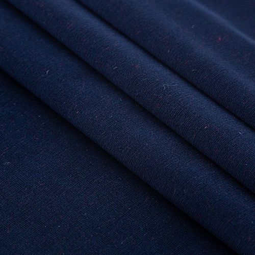Микровельвет стрейч 008-20026 темно-синий однотонный