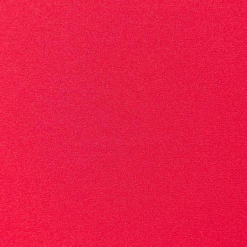 Креп-шифон 027-09863 кораллово-красный однотонный