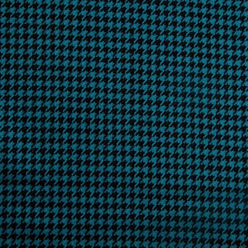 Ткань костюмная 025-14711 бирюзово-зеленый принтованный